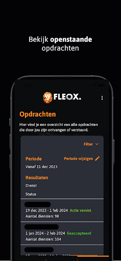 FLEOX app Screen 3