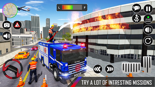 Police Ambulance Fire Truck Screen 3