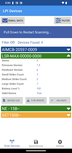 Android application LPI App screenshort