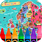 Europe Map : Coloring