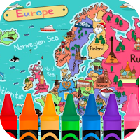 Europe Map : Coloring