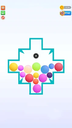 Bounce and pop - Puff Balloon - Screenshot 1