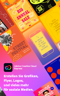 Creative Cloud Express: Design Screenshot