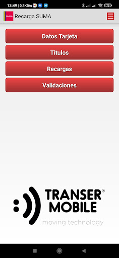 RecargaSUMA Screen 3