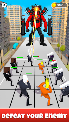 Merge Toilet Man Color Friends - Screenshot 4