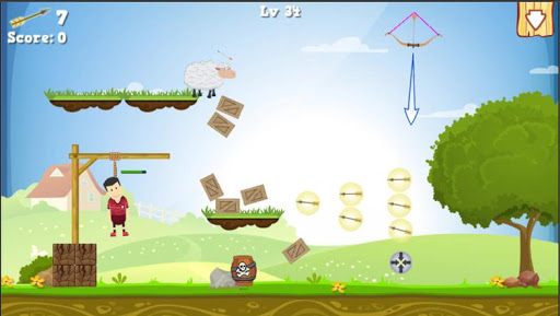 Android application Fantasy Gibbets Bow Arrow Shoo screenshort