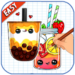 Cover Image of Download How To Draw Drink Easy  APK
