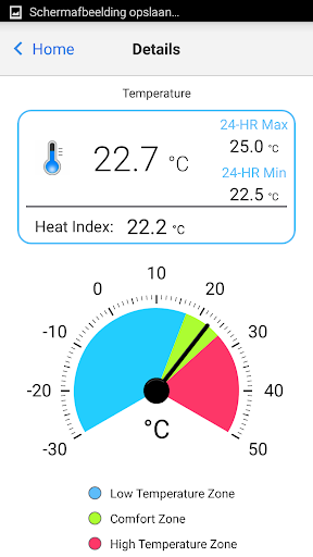 Alecto Thermo-Hygro Screen 2