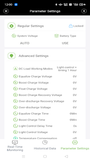 DC Power Manager Screen 2