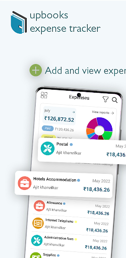Android application Upbooks - Expense Tracker screenshort