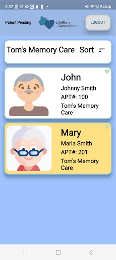 LifeStory Connection™ Screen 2