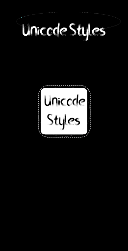 Android application Unicode text Styles (fonts) screenshort