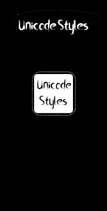 Unicode text Styles (fonts)