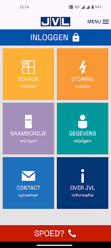 Android application JVL Administraties VvE Beheer screenshort