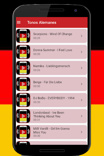 German Ringtones App Screenshot