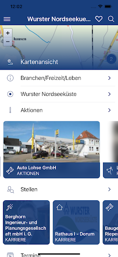 Wurster Nordseeküste • app|ONE Screen 2