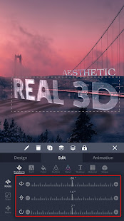 TENADA, 3D Text Photo Editor