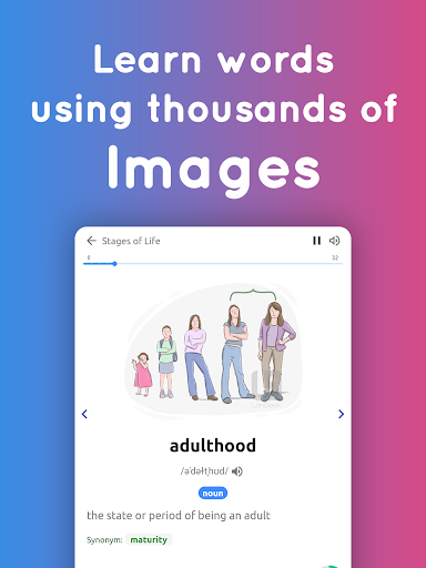 Screenshot of LanGeek | English Vocabulary