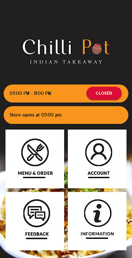 Android application Chilli Pot screenshort