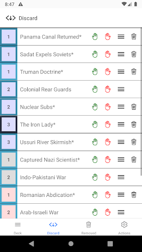 TS Card Tracker Screen 3