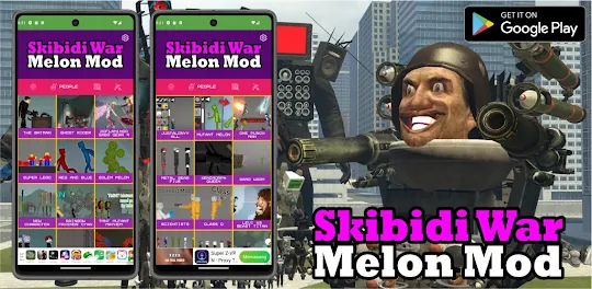 Skibidi War Monster Melon Mod