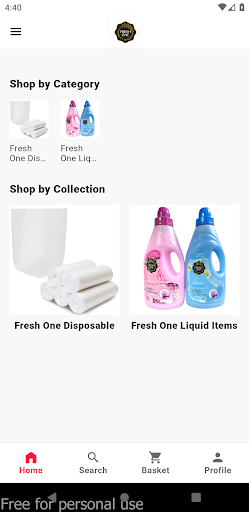 Android application Fresh One AE screenshort