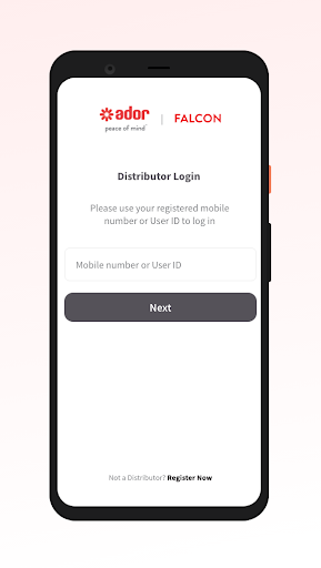 Android application Ador Distributor - Beta screenshort