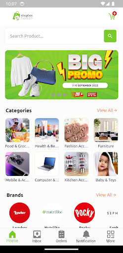 Android application Shopbee screenshort
