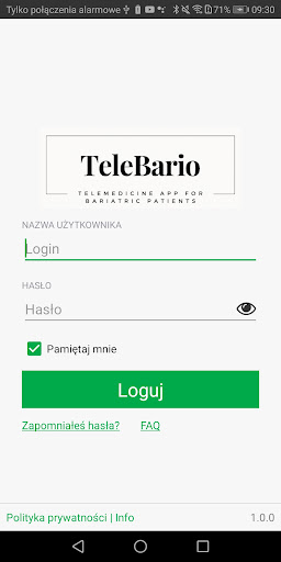 Android application TeleBario screenshort