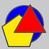 Geometric Shapes: Triangles & Circle Geometry Quiz icon