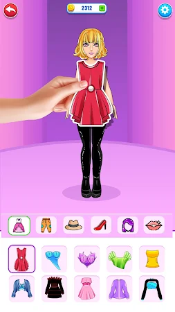 Game screenshot 紙人形ドレスアップチャレンジ hack