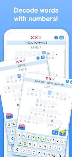 Cipher Master Word Puzzle Game - Screenshot 2