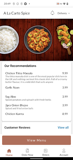 A La Carte Spice Screen 2