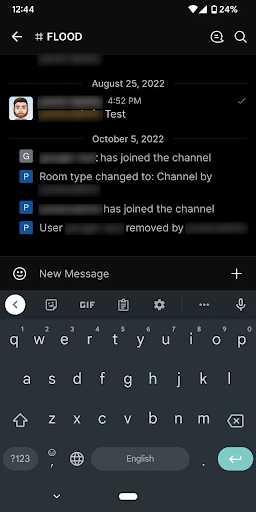 Android application Powerchat screenshort
