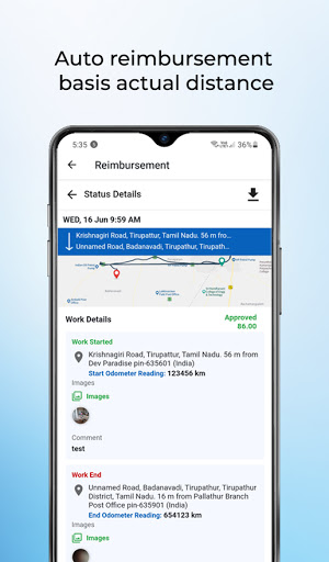 Android application WorkMate screenshort