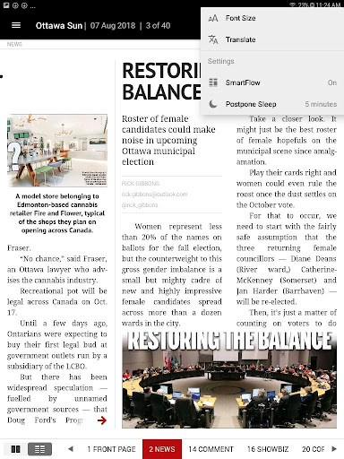 Ottawa Sun e-edition Screen 3