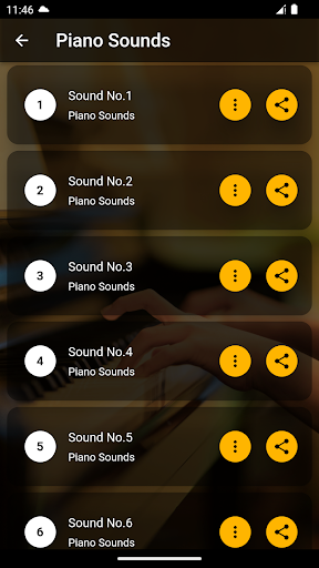 Piano Sounds Ringtones Screen 2