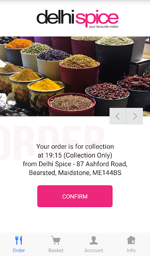 Delhi Spice Screen 2