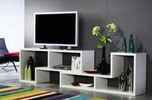 Shelves Tv Furniture luxury Screen 2
