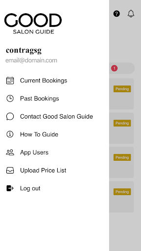 Good Salon Guide Screen 3