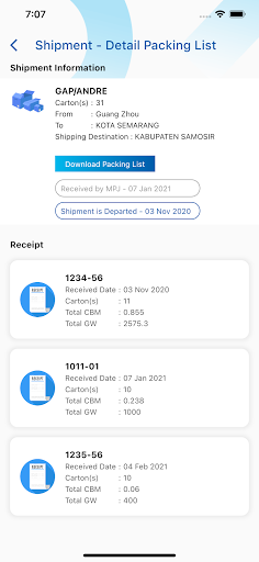 MY Cargo Apps Screen 3