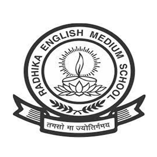 Radhika English Medium School logo