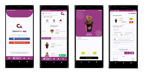 Android application ChocoToc App screenshort