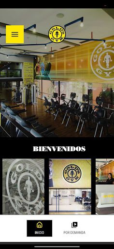 Android application Gold's Gym International screenshort