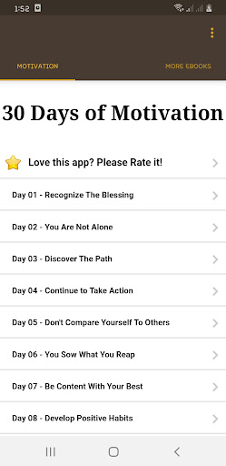 Motivation & Daily Affirmation Screen 2
