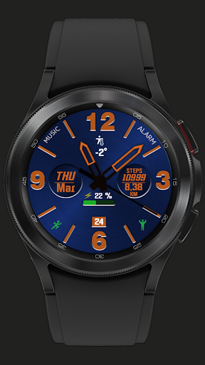 Android application NB011 Analog watch face screenshort