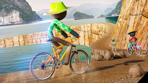 Stickman BMX Uphill Rider - Cycle Stunts 1.3 screenshots 2