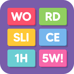 Word Slice: 1 Hint 5 Words! Mod Apk