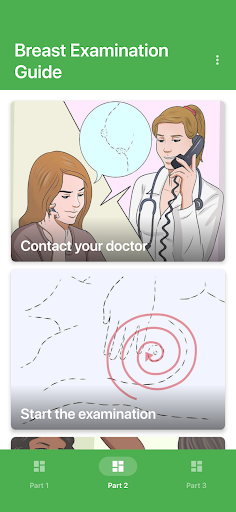 Breast Examination Guide Screen 2