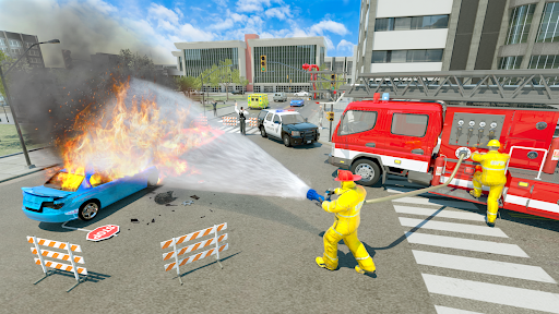 Fire Truck Driving Simulator screenshot 4